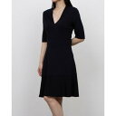 ホブズ HOBBS EMILIA PONTE DRESS (NAVY)
