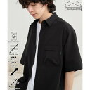 【C.Mt】AIRCOメッシュストレッチシャツ 通気性/防しわ機能付き