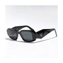 プラダ PRADA PRADA シンボルサングラス SPR 17W スクエア型 (1AB-5S0/BLACK)