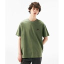 トミー ヒルフィガー TOMMY HILFIGER リラックスラベルTシャツ (グリーン)