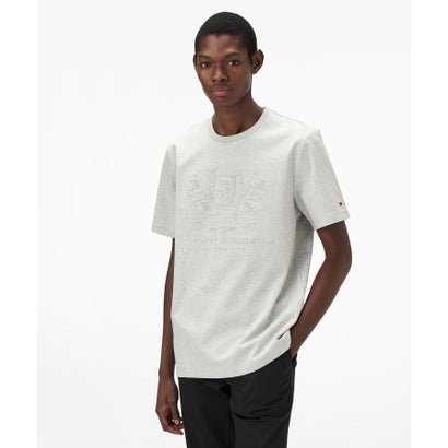 トミー ヒルフィガー TOMMY HILFIGER EMBOSS ICON GRAPHIC TEE (グレー) トミー ヒルフィガー TOMMY HILFIGER EMBOSS ICON GRAPHIC TEE (グレー)