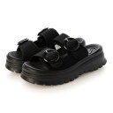 ブーケ BOUQET 軽量厚底ニットサンダル (BLK/BLK)(4)