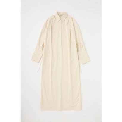 シャツワンピース オーガニックコットン×リサイクルポリエステル混 WHT