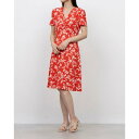 ホブズ HOBBS LYDIA JERSEY DRESS (RED BUTTERCREAM)