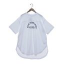 コンバース CONVERSE ポンチ素材 フットボール チュニック (オフホワイト)