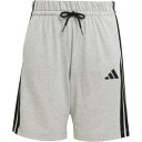 アディダス adidas アディダス adidas エッセンシャルズ ショーツ キッズ KRG94 (JD6496 ミディアムグレーヘザ)