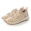 bussolaブソラ本革コンビスニーカー(ベージュ) (Beige)