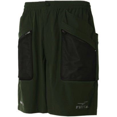 フィンタ FINTA サッカー CALMO ストレッチウーブンハーフパンツ FT4424 (3700 オリーブグリーン)