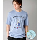 ドレステリア DRESSTERIOR ICE CLEAR COTTON ロンドンラビットTシャツ (ブルー(091))