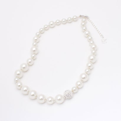 アガタ パリ AGATHA PARIS タミーネックレス、パヴェ・パール、ホワイト （ホワイト）
