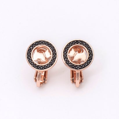 アガタ パリ AGATHA PARIS 20A、プティドゥ、サークルスコッティイヤリング、CZ （ブラック）