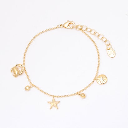 アガタ パリ AGATHA PARIS 20S、E、オーシャナイド、モチーフサガリブレス、CZ (ゴールド)