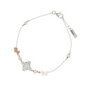アガタ パリ AGATHA PARIS レディースコッティブレスレット、ラブ、クリスタル・シルバー (クリスタル/シルバー)(4)