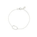 アガタ パリ AGATHA PARIS オヴァレアブレスレット、パヴェ、クリスタル/シルバー (Crystal/silver)