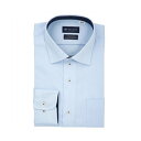 トーキョーシャツ TOKYO SHIRTS 【超形態安定】 ワイド 長袖 形態安定 綿100% ワイシャツ (ブルー)