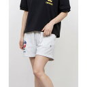 コンバース CONVERSE レディース ショートパンツ CLG CHARA スウェットショーツ 42400060 (LIGHT TOP GRAY)