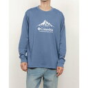 コロンビア Columbia メンズ アウトドア 長袖Tシャツ アーバンハイクグラフィックロングスリーブTシャツ PM0571 (Blue Dusk Front...