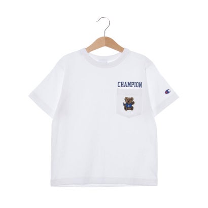 チャンピオン Champion ジュニア 半袖Tシャツ チャンピオン ポケ付半T_Champion SHORT SLEEVE POCKET T-SHIRT CK-B307 （WHITE）のサムネイル