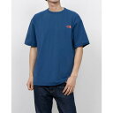 ザ・ノース・フェイス THE NORTH FACE メンズ アウトドア 半袖Tシャツ S/S ES 66 Logo Wide Tee_ショートスリーブイーエス66ロゴワイドティー NT32597 (マウンテンブルー)(4)