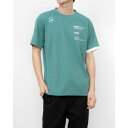 デサント DESCENTE メンズ 半袖機能Tシャツ 半袖シャツ(片袖切替) ST5SHTA6MB (グリーン)