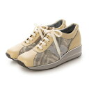 【本革 / 日本製 / 3E】 ヴィタノーヴァ VITA NOVA 軽量クッションソール ビジューバックルモチーフ スポーツスタイル スリッポンシューズ (LYEF)