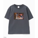 マックハウス Mac-House Disney MARVEL マーベル / レンチキュラーTシャツ (チャコール)