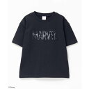 マックハウス Mac-House Disney MARVEL マーベル / エンボスプリントTシャツ (ブラック)
