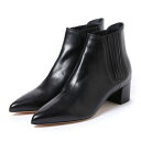 【訳あり新品】 ファビオルスコーニ FABIO RUSCONI ショートブーツ (ブラック)