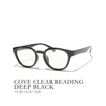 ジュガードフォーティーン jugaad14 COVE CLEAR READING 老眼鏡/リーディンググラス (ダークブラック)