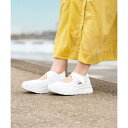 ウェレッグ セレクト welleg sellect moz 厚底 ベルクロスニーカーサンダル (4000ホワイトCL)