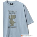 トムトジェリー TOM and JERRY ヴィンテージプリント ラグラン 半袖Tシャツ レディース メンズ (サックスブルー)