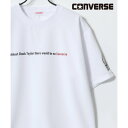 コンバース CONVERSE 接触冷感 UVカット 吸水速乾 耐塩素 アムンゼン ロゴ オールスター バックプリント 半袖Tシャツ (ホワイト系その他4)