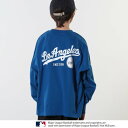 シューラルー キッズ SHOO・LA・RUE/Kids 【MLB】オーバーサイズロンT (ブルー(093))