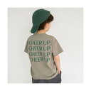 ブランシェス branshes 【WEB限定/DRC/綿100%】アソートグラフィック半袖Tシャツ (80:CHEERUP-グレージュ)