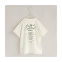 ブランシェス branshes 【WEB限定/DRC/綿100%】アソートグラフィック半袖Tシャツ (03:筆記体ロゴ-オフホワイト)
