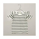 ブランシェス branshes 【WEB限定/DRC/綿100%】肩あきフリル半袖Tシャツ (92:ボーダー)