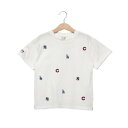 プティマイン petit main 【MLB】3チーム刺繍半袖Tシャツ (オフホワイト)(4)