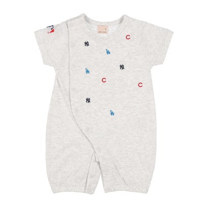 プティマイン petit main 【MLB】チーム刺繍2WAYオール【返品不可商品】 （TOP・グレー）