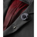 チルワーク バイ クイトランニング CHILLWORK by Quit Running ラペルピン ブートニエール 専用BOX付 (グレー)