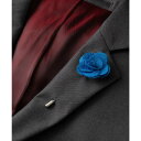 チルワーク バイ クイトランニング CHILLWORK by Quit Running ラペルピン ブートニエール 専用BOX付 (ブルー)