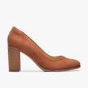クラークス Clarks Freva85 Court / フレーバ85コート (キャラメルスエード)