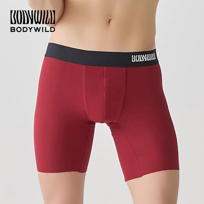 ボディワイルド BODY WILD 【裾きりっぱなし】ロングボクサーパンツ(前とじ)【返品不可商品】 (レッド) ボディワイルド BODY WILD 【裾きりっぱなし】ロングボクサーパンツ(前とじ)【返品不可商品】 (レッド)