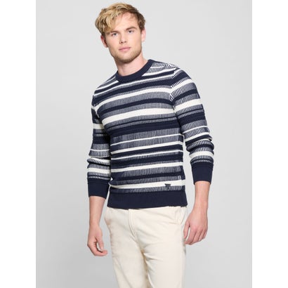 ゲス GUESS GROVER Cn Striped Stitch Sweater (S76J)