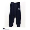 メジャーリーグベースボール MLB チームロゴスウェットパンツ (ネイビー)(4)