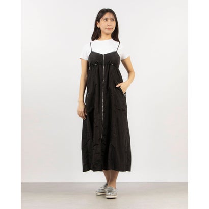 アルシーヴ archives Fzipワークキャミワンピース (BLK) アルシーヴ archives Fzipワークキャミワンピース (BLK)