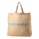 ドゥ アルシーヴ DOUX ARCHIVES 【Maison Bengal】City Print Jute Tote (BLU)