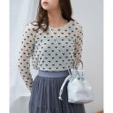 マガジンデモードシュシュ MAGASIN DE MODE Chou Chou メタリック巾着2wayショルダー (ホワイト)
