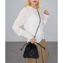 マガジンデモードオンジェナ MAGASIN DE MODE Onjna スパンコールフラットショルダー (ブラック)