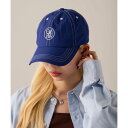 マガジンデモードオンジェナ MAGASIN DE MODE Onjna 配色ステッチキャップ GLR (ブルー)
