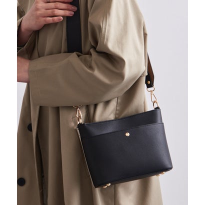 セットアップセブン SETUP7 カラーズプチショルダー (ブラック)